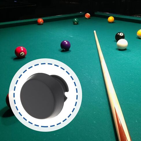 2pcs Table Tennis Pool Cue Rubber Bumper Compatible with Meucci with .748" ID in Kuwait