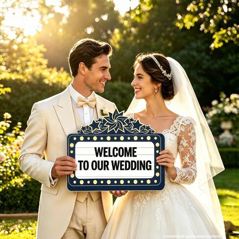 8 Pack Wedding Entrance Sign, Marquee Girl Club Signs For Wedding Entrance Props, 2 Inch Letter Stickers, Navy Blue Vip Nightclub Reception Party Board, Bottle Service Sign Bachelorette DéCor in Kuwait