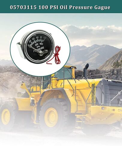 05703115 100 PSI مقياس ضغط الزيت يناسب معدات البناء Murphy 20P-100، استبدل 05703115 in Kuwait