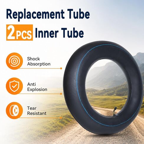 2-Pack 14x3.0 Inner Tube 14x3 Tube Bent Valve Stem in Kuwait