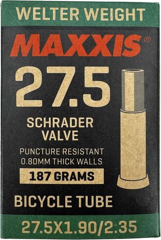 Maxxis 27.5 "x 1.90-2.35" أنبوب داخلي للدراجة ذو وزن ويلتر | صمامات بريستا أو شريدر | مقاومة للثقب | أنبوب الدراجة الجبلية in Kuwait