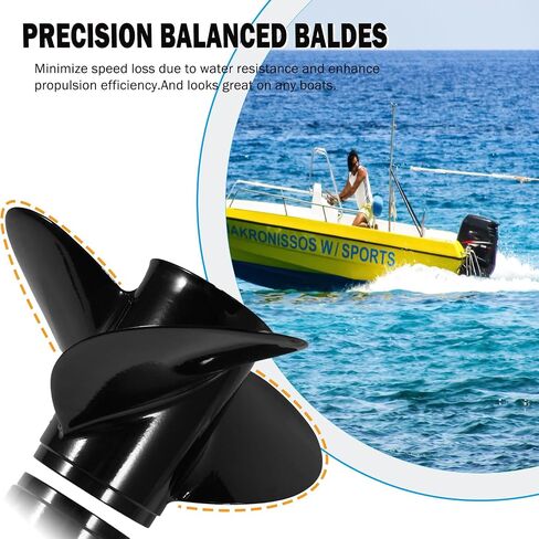 Aluminum 16 X 23 Outboard Boat Propeller for Suzuki Engines DT/DF150/175/200/225HP DF250/300HP 4-3/4" Gearcase 15 Spline Tooth 3 Blades RH in Kuwait