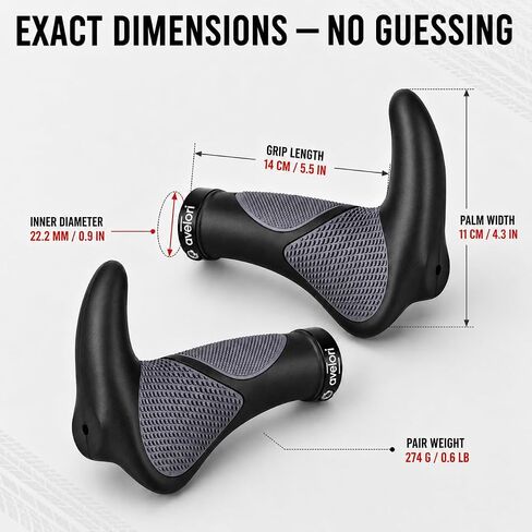Bike Comfort Kit – Noseless Wide Memory Foam Saddle + Ergonomic Lock-On Handlebar Grips – Pressure Relief Seat & Anti-Slip Grip Set for Indoor, Road, MTB & E-Bikes in Kuwait