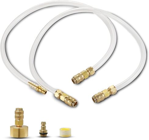 Hydraulic Steering Bleed Kit for SeaStar, 1 Set | Quick Connect Filler Hose, Fits BayStar & Uflex, For Outboard/Inboard, Mess-Free Air Removal, Marine Bridge Tube in Kuwait