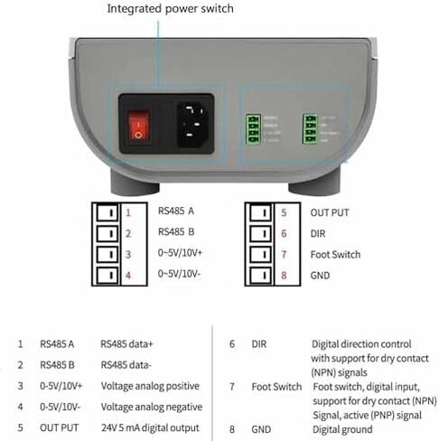 Variable Speed Peristaltic Dosing Pump with LCD Display & Stepper Motor - Precision Liquid Transfer for Lab Applications, Filling, & Accurate Chemical Handling in Kuwait