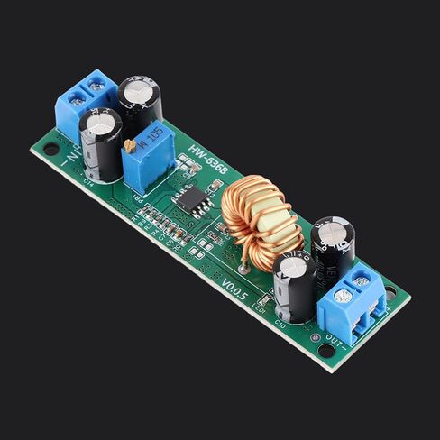 وحدة محول DC DC التنحي بجهد قابل للتعديل 5A محول 6 5V 60V إلى 3 3V 40V مع محطة لولبية عالية الكفاءة 97 بالمائة لشحن البطارية وإمدادات الطاقة لمشاريع الطاقة الشمسية DIY in Kuwait