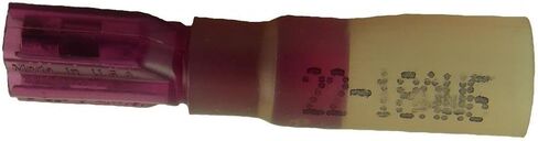 Hillsdale 40207 Heat Shrink 22-18 Gauge .250" Fully Insulated Female Push-On Connector Hump Jacket Pack of 100 in Kuwait