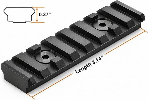 Gotical- 4 Products Combo KeyMod 45 Degree Offset Picatinny Rail Mount with KeyMod Modular, 7 Slots Key mod Rail and 5 Slots Aluminum Key mod Rail (Pack of 4) in Kuwait