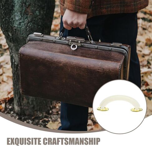 2 Pcs Pu Suitcase Grip Handles Replacement Parts for Briefcase and Toolbox with Strong Loadbearing Capacity and Versatile Design, Simple and Stylish in Kuwait