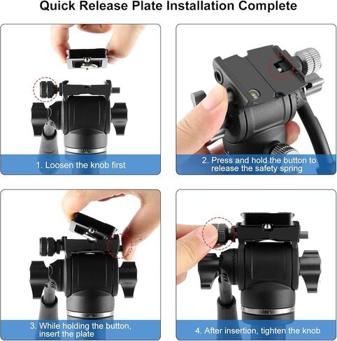 6.5ft Portable Adjustable Photography Light Stand with 1/4" Screw Quick Release, Camera Phone Tripod for Camera Video Light Smartphone, Lightweight for Travel in Saudi Arabia