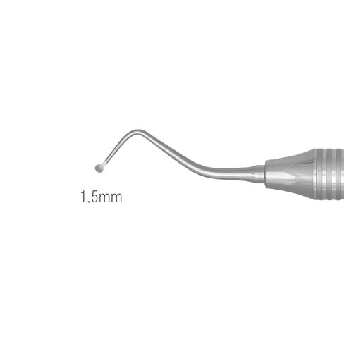 Osung Dental Excavator with Metal Handle, Restorative Tool, Dental Excavator, Dual Working End Instrument, Dental Excavator Equipment Tool - EXCE2 in Kuwait