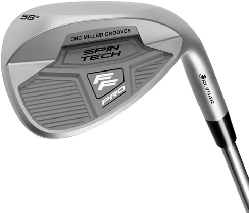 Orlimar Spin Tech FF Pro، أخاديد CNC كاملة الوجه، حذاء جولف للرجال | اليد اليمنى، 52/56/60/64 درجة، مطابقة USGA، فولاذ ناعم، نعل متعدد الاستخدامات in Kuwait