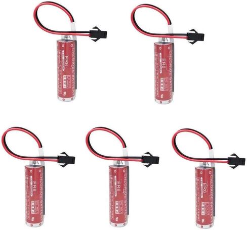 (5 قطعة) بطارية ER6/3.6V 2000mAh لروبوت Maxell ER6/3.6V 5096-434 OTC بطارية ليثيوم in Kuwait