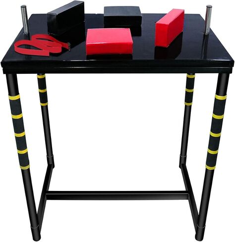 INNOLIFE Standard Arm Wrestling Battle Table with Strap,Professional Wrist Strength Training Support Plate in Kuwait