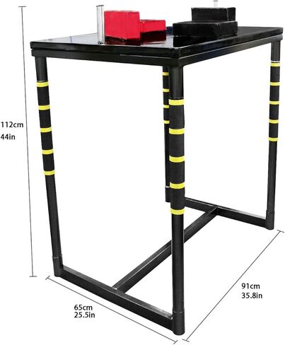 INNOLIFE Standard Arm Wrestling Battle Table with Strap,Professional Wrist Strength Training Support Plate in Kuwait