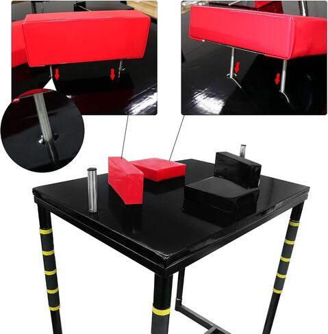 INNOLIFE Standard Arm Wrestling Battle Table with Strap,Professional Wrist Strength Training Support Plate in Kuwait