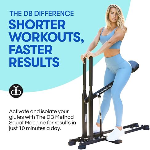 آلة تدريب القرفصاء من DB Method مع حزام المقاومة الموزون DreamBelt - حزمة تمارين تقوية الجزء السفلي من الجسم وعضلات الأرداف in Kuwait