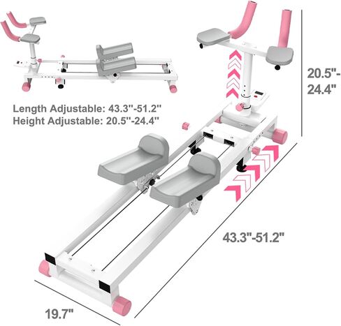 Crawling Machine Workout Trainer, Spine Twist and Stretch Equipment, for Abdominal Waist Core Strength Training, Full Body Home Gym Exercise in Kuwait