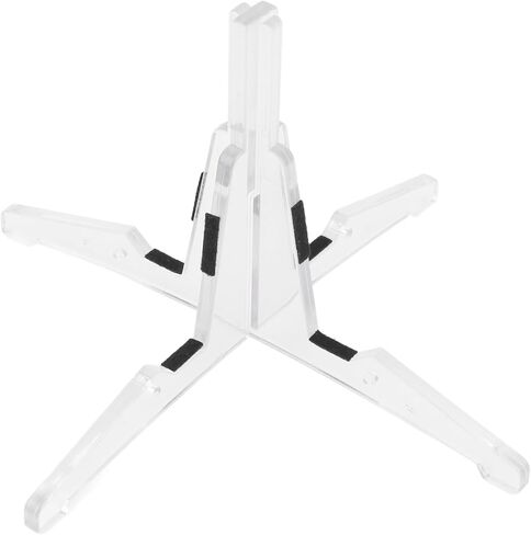 Karlak Detachable Glossy Clarinet Stand Portable Flute Support for Musicians,ABS Plastic Stand (Transparent) in Kuwait