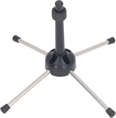 Clarinet Stand Holder Foldable 4 Leg Stable Support Rubber Feet for Oboe Flute Wind Instrument with Compact Lightweight Portable Design in Kuwait