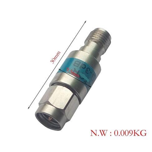 2W Stainless Steel SMA-JK Fixed RF Coaxial Attenuator DC-6GHz 1-30dB 50Ohm for Antenna Test Radar Communication Equipment(2W20DB) in Kuwait