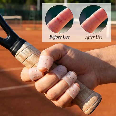 20 Pcs Stop Nail Biting Finger Covers, Breathable Nail Biting Prevention for Adults, Reusable Silicone Skin Picking Prevention Finger Gloves Cracked Cuticle Protection(Clear) in Kuwait
