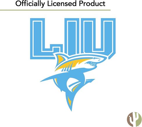 ملصق جامعة صبار الصحراء لونغ آيلاند LIU Sharks مقاس 11 × 17 بوصة ديكور مكتب الغرفة ديكور رسمي للمروحة (11 × 17 بوصة، الإصدار 1A) in Kuwait