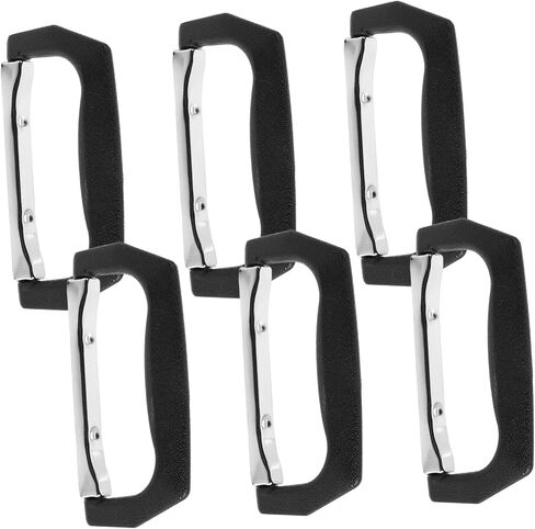 Luxshiny 6pcs Plastic Suitcase Replacement Handles with Ergonomic Design and Secure Attachment, Sturdy Metal and Plastic Carry Handles for Baggage Upgrade and Travel Use in Kuwait
