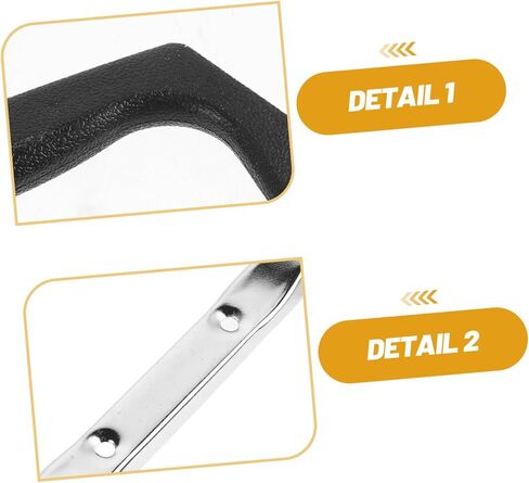 Luxshiny 6pcs Plastic Suitcase Replacement Handles with Ergonomic Design and Secure Attachment, Sturdy Metal and Plastic Carry Handles for Baggage Upgrade and Travel Use in Kuwait