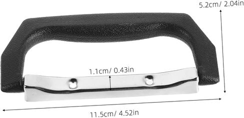 Luxshiny 6pcs Plastic Suitcase Replacement Handles with Ergonomic Design and Secure Attachment, Sturdy Metal and Plastic Carry Handles for Baggage Upgrade and Travel Use in Kuwait