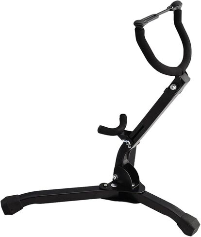 Universal Tenor and Alto Saxophone Stand Tripod Holder Portable Sax Ground Bracket Rack for Saxophone Storage and Wind Instrument Accessories in Kuwait