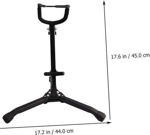 Universal Tenor and Alto Saxophone Stand Tripod Holder Portable Sax Ground Bracket Rack for Saxophone Storage and Wind Instrument Accessories in Kuwait
