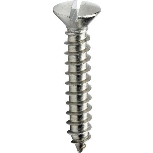 #14 × 1-1/2" براغي معدنية ذات رأس بيضاوي، محرك مشقوق، فولاذ مقاوم للصدأ 18-8، ملولب بالكامل، فولاذ مقاوم للصدأ، ذاتية التنصت، الكمية 25 in Kuwait