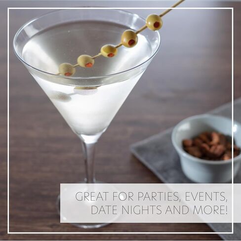 Oversized XL Giant 25 oz Martini Glass - Holds 6 Regular Martinis or Cocktails- Made of Hand-Blown Glass NOT Plastic- Jumbo Glassware Fun for Bachelorettes & Birthday Parties- Mothers Day Gift for Mom in Kuwait
