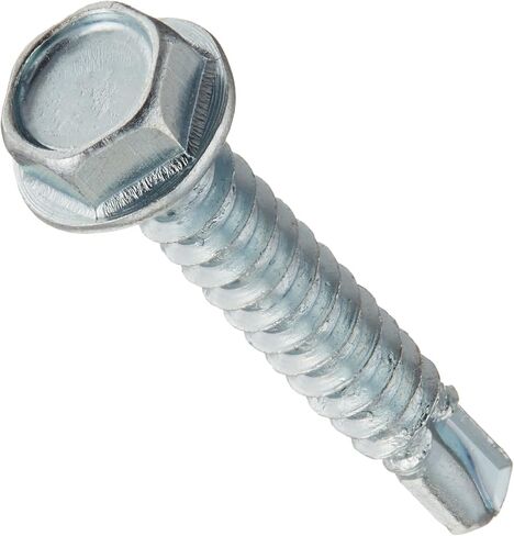 The Hillman Group 560318 8-18-Inch x 1-Inch Washer Head Self Drilling Screw, 100-Pack in Kuwait
