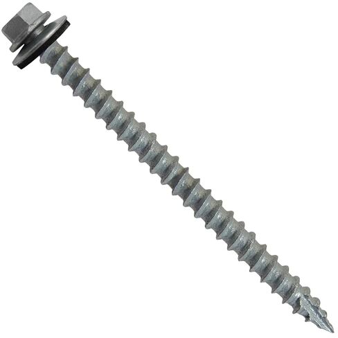 14 x 3 NO Paint Metal Roofing Screws - Hex Washer Head- Self-Starting/Tapping - EPDM Washer. 3 X 250 Bags - 750 Screws in Kuwait