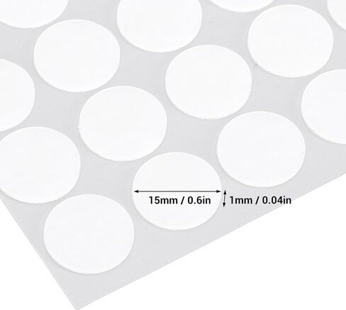 Hilitand 490 Pcs Silicone Bumper Pads Adhesive Self Stick Bumper Pads for Glass Tabletop with Soft Transparent Non Slip Protection in Kuwait