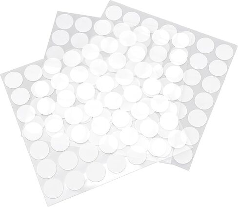 Hilitand 490 Pcs Silicone Bumper Pads Adhesive Self Stick Bumper Pads for Glass Tabletop with Soft Transparent Non Slip Protection in Kuwait