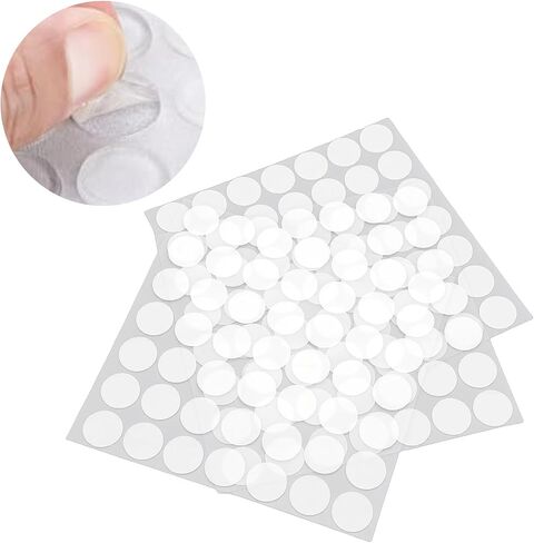 Hilitand 490 Pcs Silicone Bumper Pads Adhesive Self Stick Bumper Pads for Glass Tabletop with Soft Transparent Non Slip Protection in Kuwait
