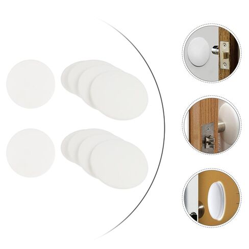 Healeved 10 Pcs Small Silicone Self-Adhesive Door Bumpers Sound Dampening Wall Protectors Cabinet Door Stopper Pads for Shock Absorption and Quiet Home Use in Kuwait