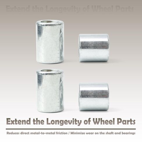 Front & Rear Axle Sleeve Kit Compatible with Yozma in 10 Electric Dirt Bike Wheel Axle Bushing for E-Bike Off-Road Motorcycle, Fixing the Bearing Position, 4Pcs in Kuwait