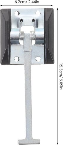 Operitacx Zinc Plated T Style Door Catch, 6 Inch Metal Entry Door Holder Hook Hardware Fit for RV, Camper, Trailer Exterior Entry Replacement Parts in Kuwait