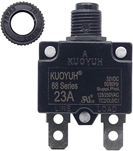 قاطع الدائرة KUOYUH الأصلي (23 أمبير) سلسلة 88 125/250VAC 32VDC (23A) in Kuwait