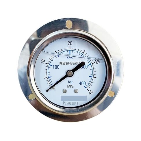 1 قطعة YN60T 2.5 "M14 * 1.5 شفة أمامية 60 مم حافظة من الفولاذ المقاوم للصدأ مقاومة للصدمات - مقياس ضغط مملوء، مقياس ضغط خلفي (0-16 ميجا باسكال) in Kuwait