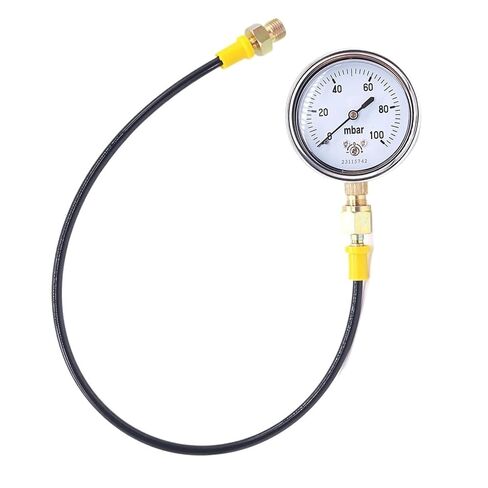 1pcs air mbar Gauge 16mbar 25mbar 50mbar 60mbar 100mbar 1000mbar Adjustable Manometer Calibratable mbar Pressure Meter with Tube(0-300mbar) in Kuwait