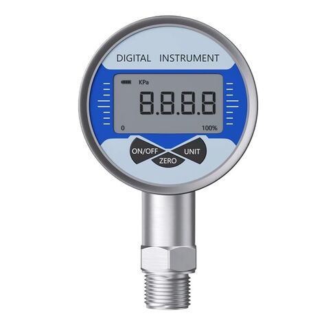 1pc Manometer Digital Pressure Gauge with -1-1.6bar -1-4bar -1-6bar -1-10bar -1-16bar Pressure Meter(G1-4 Radial,-0.1-0 Mpa) in Kuwait