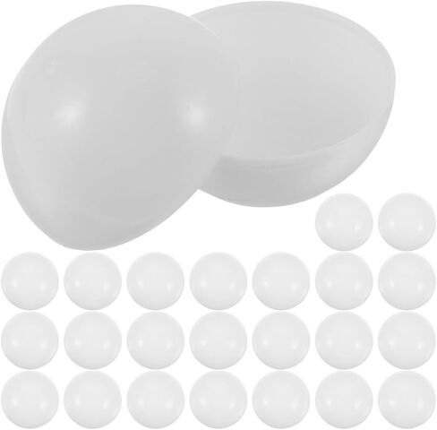 OperItacx 50pcs كرات Bingo ، كرات السحب المجوفة 40 مم ، كرة بلاستيكية صغيرة لليلة اللعبة وأنشطة المجموعة الكبيرة in Kuwait