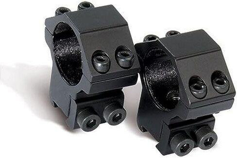 حلقات رفيعة المستوى من CenterPoint Optics CPM2PA-25H مكونة من قطعتين للتركيب المتوافق المتكامل، باللون الأسود in Kuwait