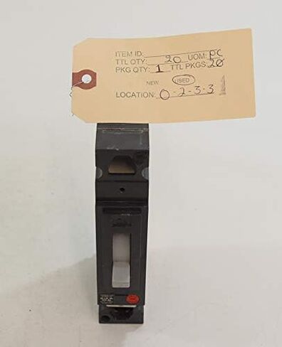 جنرال إلكتريك GETHED113020 GE THED113020 1P-277V-20A CB، أسود in Kuwait