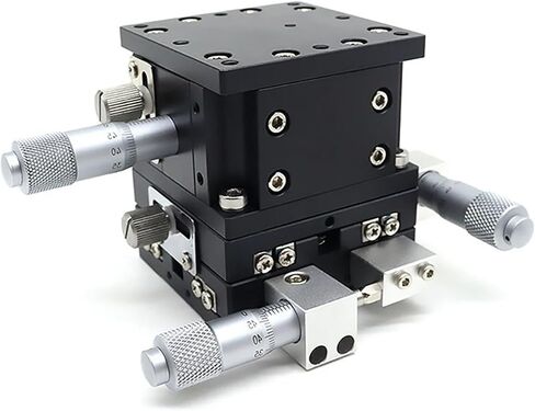 XYZ محور 60*60 مللي متر LD60-LM-2 تضميد خطي عالي الدقة منصة انزلاق تحمل ضبط مزدوج عبر السكك الحديدية in Kuwait